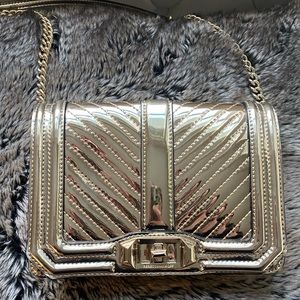 Gold Rebecca Minkoff Cross-body Bag